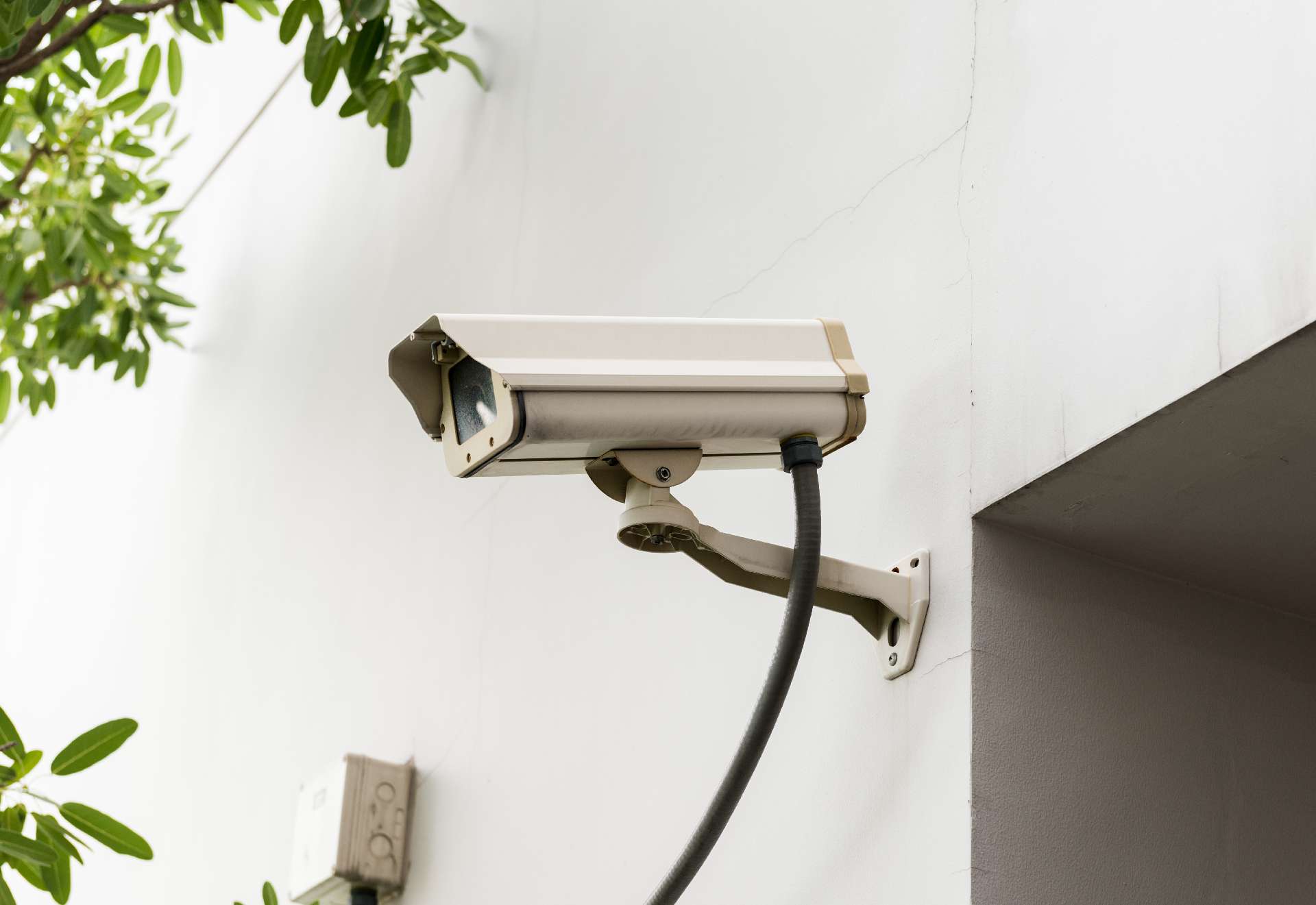 Security Camera or CCTV on the wall